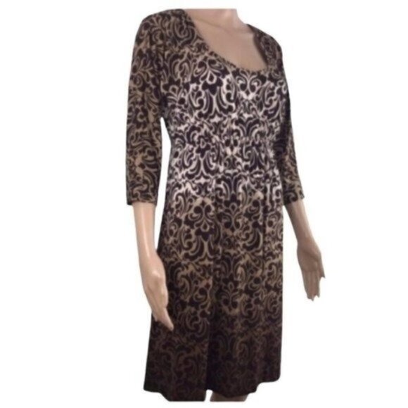 SOMA Intimates Tatum dress brown size Medium ombré design - Picture 1 of 7